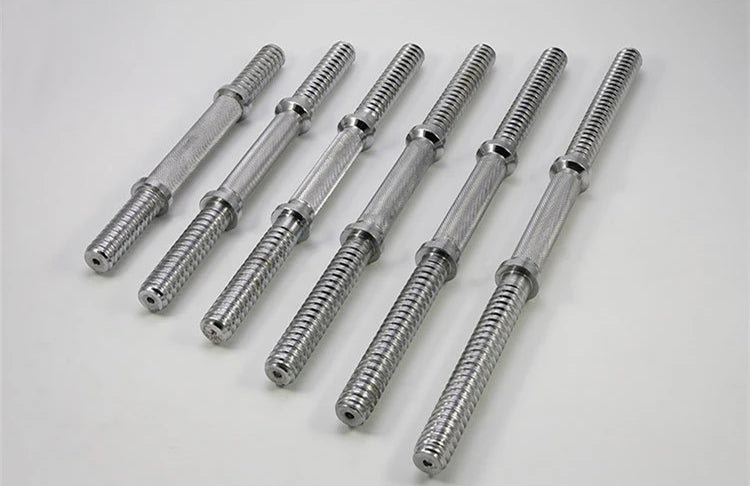 30/34/40/45/50cm Length For Home Gym Fitness Dumbbell Bars With Clamps 25mm Standard Threaded Dumbbell Handles F2105