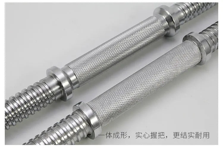 30/34/40/45/50cm Length For Home Gym Fitness Dumbbell Bars With Clamps 25mm Standard Threaded Dumbbell Handles F2105
