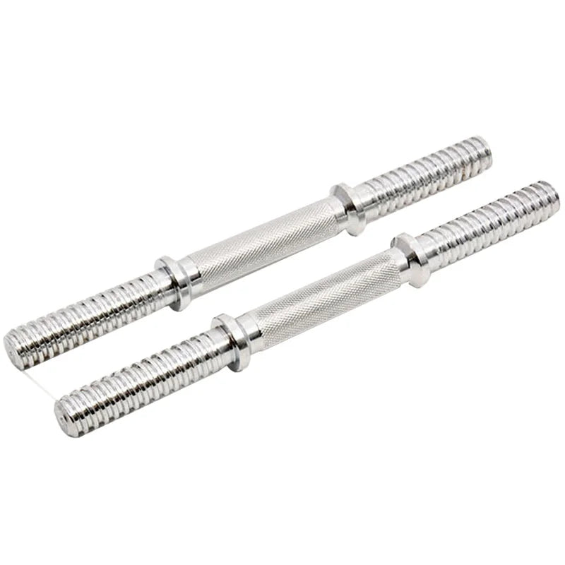 30/34/40/45/50cm Length For Home Gym Fitness Dumbbell Bars With Clamps 25mm Standard Threaded Dumbbell Handles F2105