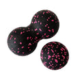 EPP 8cm Peanut Massage Ball High Density Muscle Relaxation Yoga Fitness Myofascia Ball for Pain Relief and Body Recovery