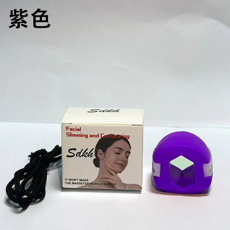 Silicone Jawline Exerciser Ball Premium Silica Gel Jaw Muscle Toner Cheekbone Trainer for Men Women Facial Fitness Gym Equipment