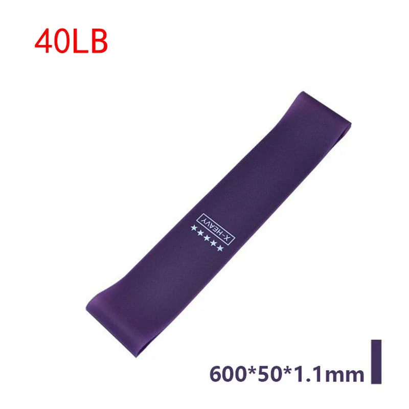 Tpe Yoga Resistance Band Fitness Elastic Band Squat Buttocks Assistance Equipment Stretching Exercise Training Band