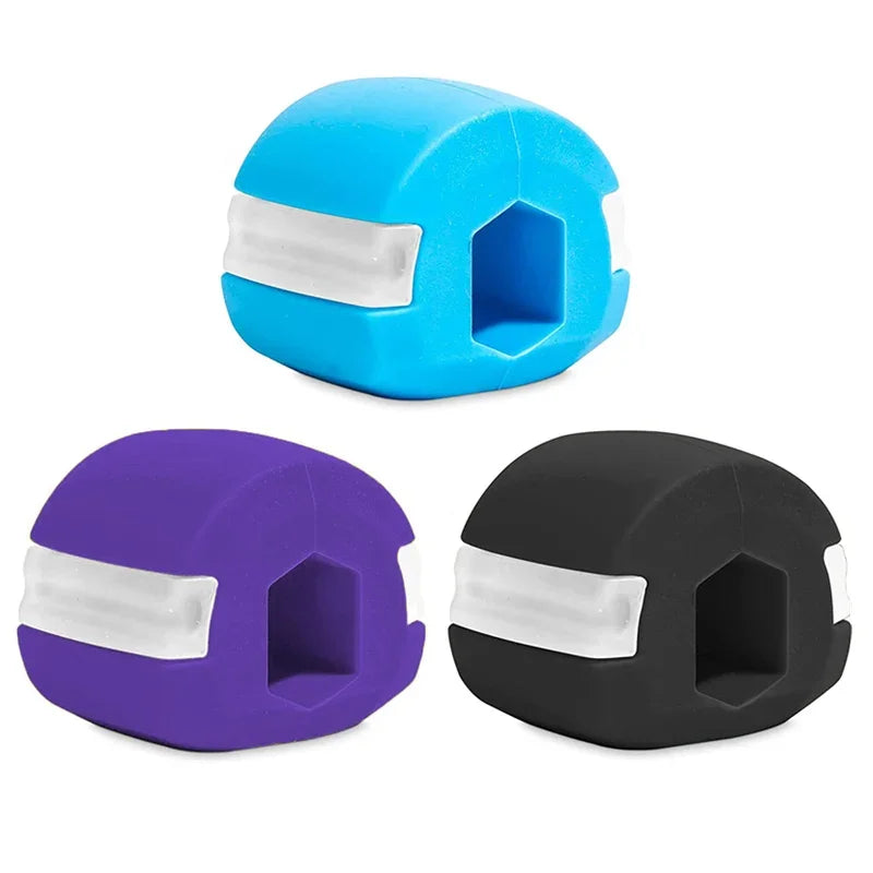 Silicone Jawline Exerciser Ball Premium Silica Gel Jaw Muscle Toner Cheekbone Trainer for Men Women Facial Fitness Gym Equipment