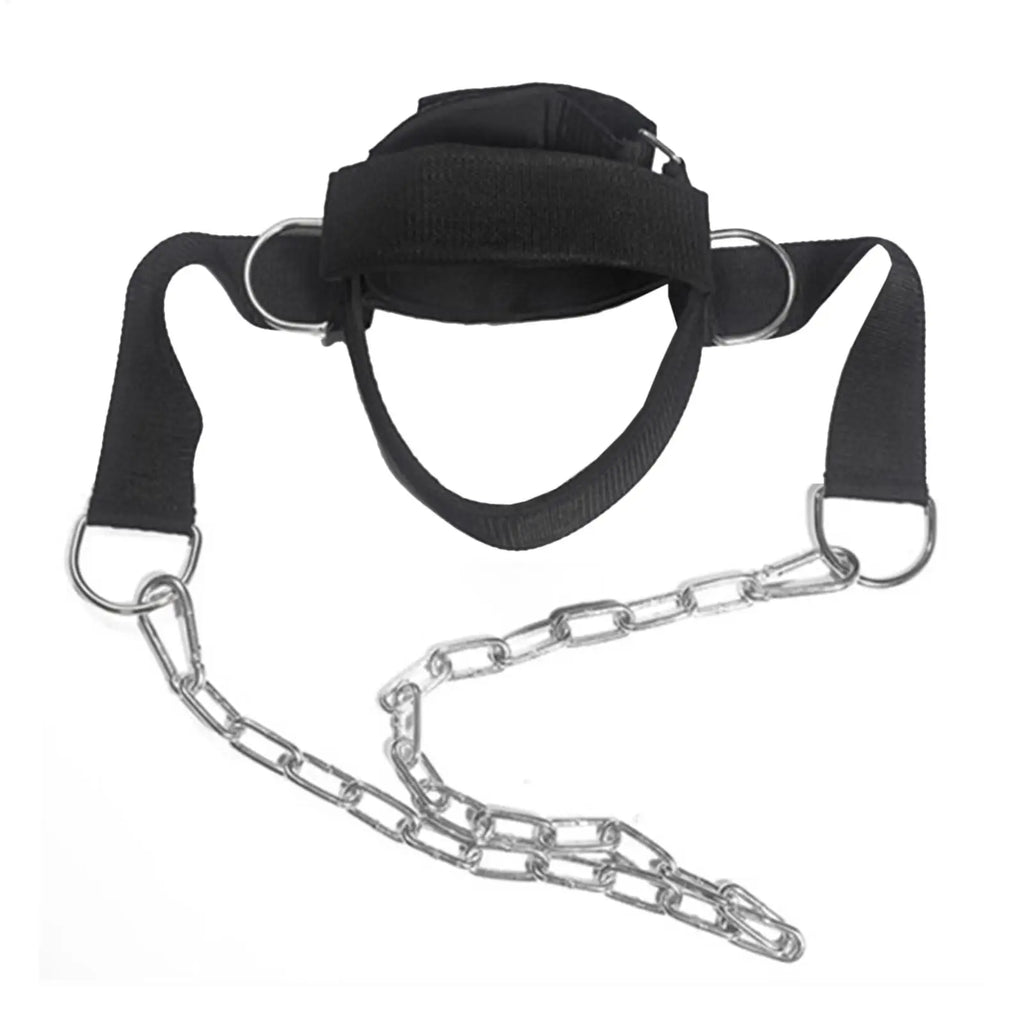 Adjustable Head Harness Weight Lifting Belt Head Neck Trainer Neck Exerciser Head Training Belt For Fitness Head Injury Recovery