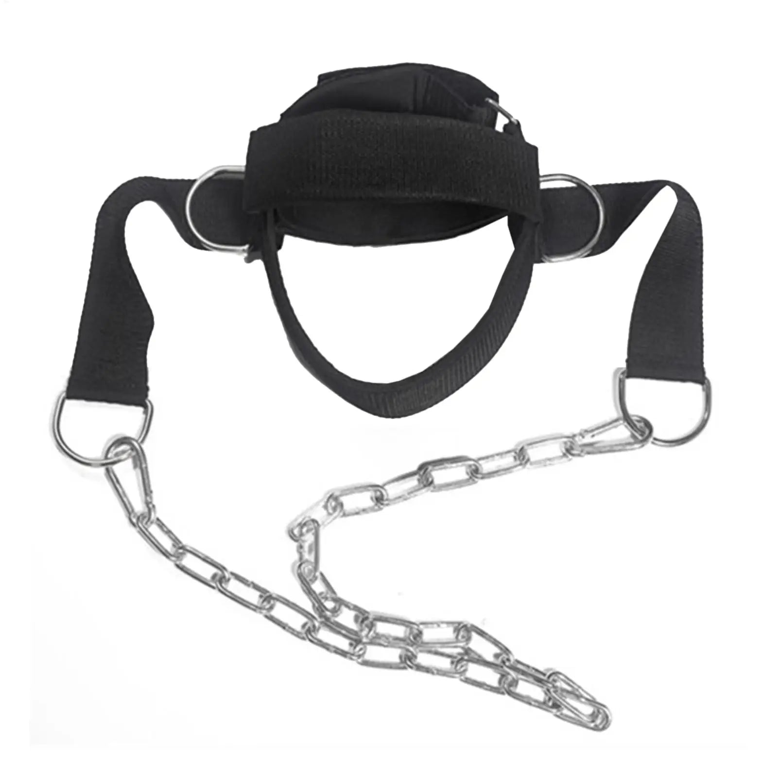 Adjustable Head Harness Weight Lifting Belt Head Neck Trainer Neck Exerciser Head Training Belt For Fitness Head Injury Recovery