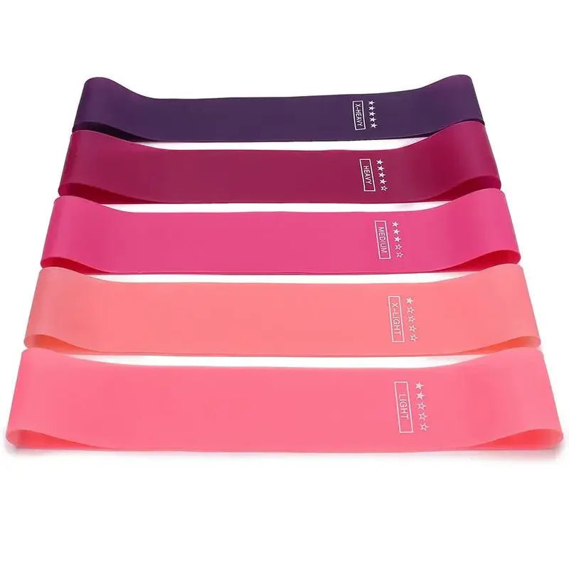 Tpe Yoga Resistance Band Fitness Elastic Band Squat Buttocks Assistance Equipment Stretching Exercise Training Band
