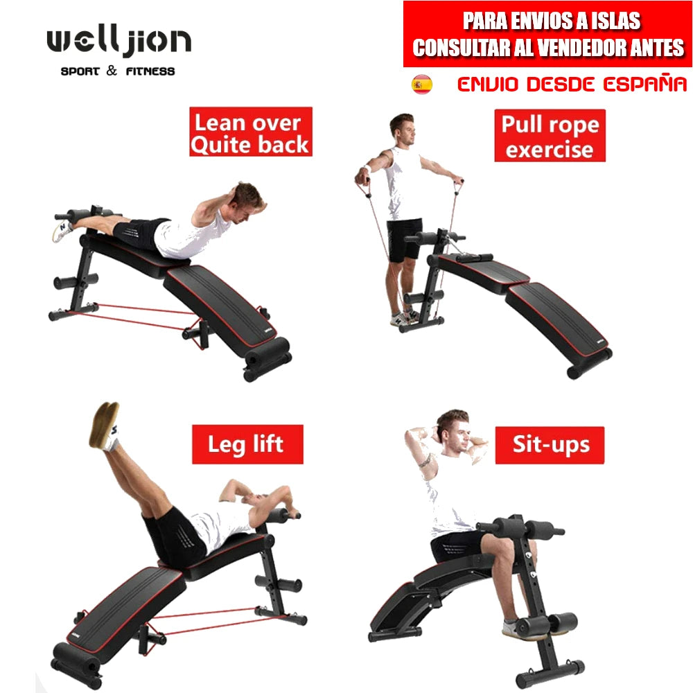 Dumbbell Stool Foldable Weight Bench Incline Weight Bench Multifunctional Bodybuilding for Comprehensive Training Fitness Machine Gym Home
